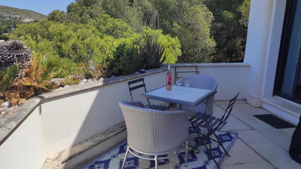Grand Studio Terrasse De Standing, Pleine Vue Village Et Mer Carry-le-Rouet Ngoại thất bức ảnh